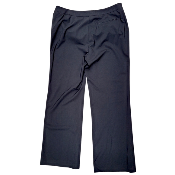 Lafayette 148 Contemporary Stretch Wool Menswear Pant Black Trouser Women's 16 - Picture 5 of 11